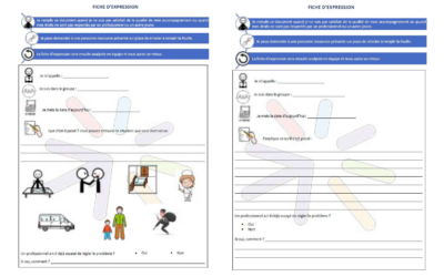 La « fiche d’expression » revisitée Pour la Maison d’Enfants à Caractère Social